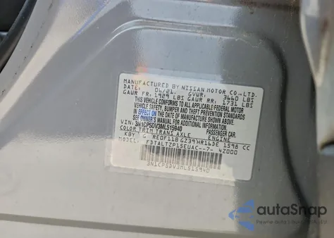 2021 Nissan Kicks Sr z USA, uszkodzony, nr VIN 3N1CP5DV3ML515940